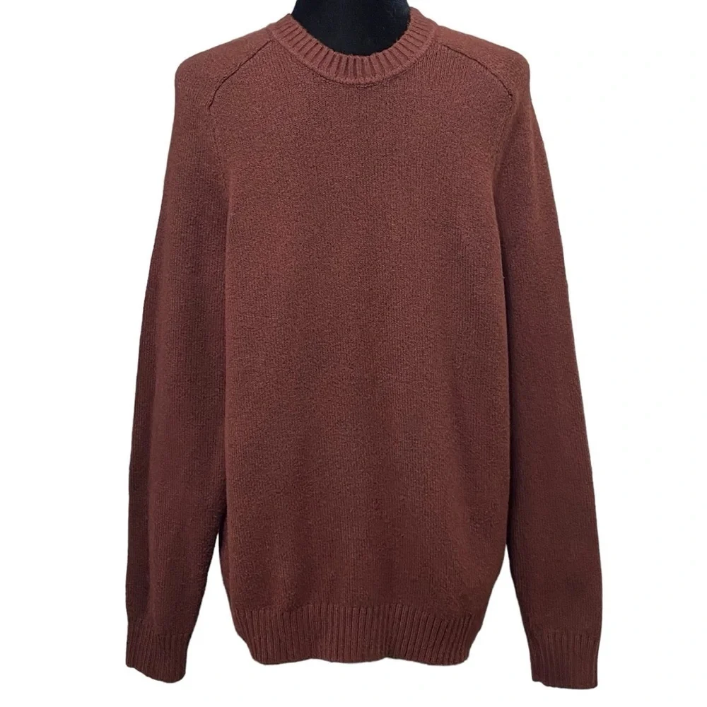 Banana Republic Amber Ale Crewneck Sweater Large 90s Grunge Soft Knit